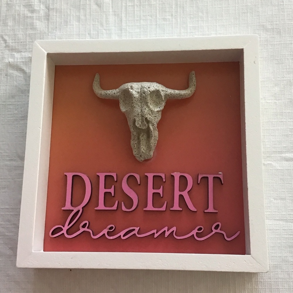 Ashland Pink and Orange "Desert Dreamer" Wall Decor